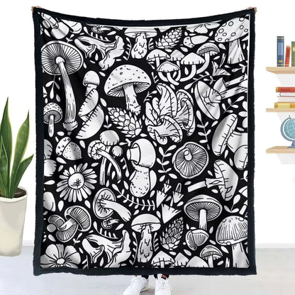 Halloween Coloring Blanket with 24 Washable Markers