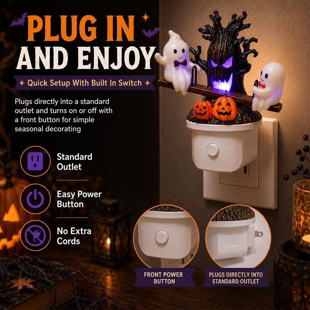 Animated Ghost Night Light