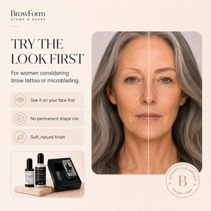 INSBROW™ Flawless Brow System. 3-Step Precision Stamp Kit