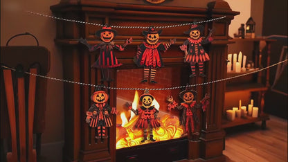 Vintage Halloween Pumpkin Garland