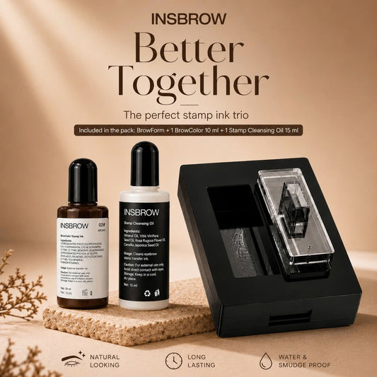 INSBROW™ Flawless Brow System. 3-Step Precision Stamp Kit